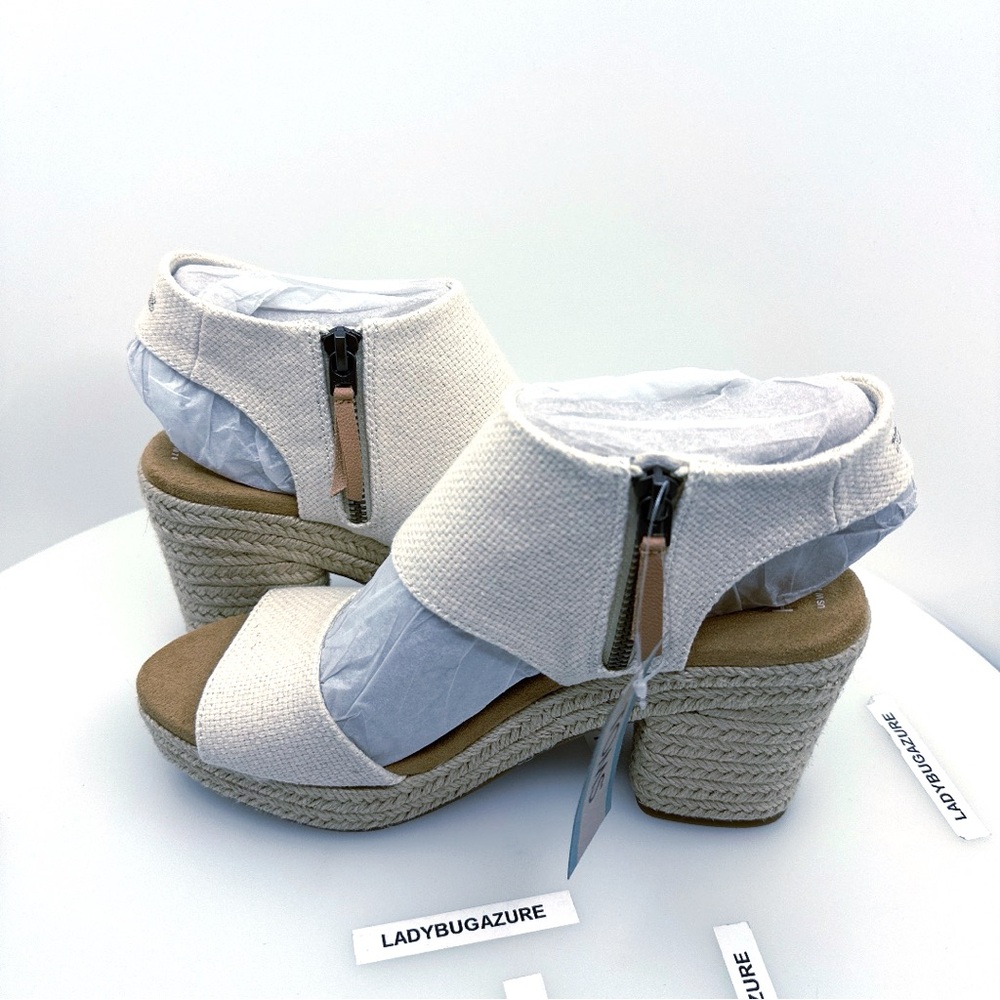NWOB TOMS Women’s Majorca Rope Platform Sandal - Natural Basket Weave Size: 7.5 - Picture 10 of 15